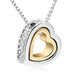 Gold Heart Necklace - Dainty Design