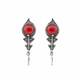 Ruby Earrings - Vintage Geometric Design