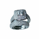 Zircon Couple Ring - Timeless Elegance