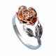 Copper Zircon Ring - Adjustable