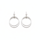 Titanium Steel Hoop Earrings - Modern