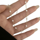 Pearl Necklace - Geometric Design