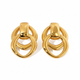 Gold Earrings - Irregular Design