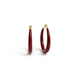 Red Drop Earrings - Vintage