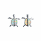 Multi-Colour Turtle Stud Earrings - Fun