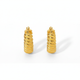 Gold Statement Earrings - Polished
