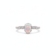 Opal Ring with Geometric Design - Statement