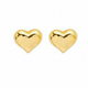 Gold Earrings Love - Stainless Steel