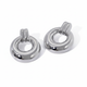 Silver Earrings - Circle Design