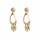 Zinc Alloy Tassel Earrings - Chic Design