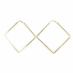 Gold Earrings - Geometric Design