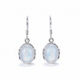 Moonstone Drop Earrings - Copper Plated