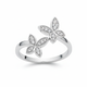 Sterling Silver Butterfly Ring - Artisan